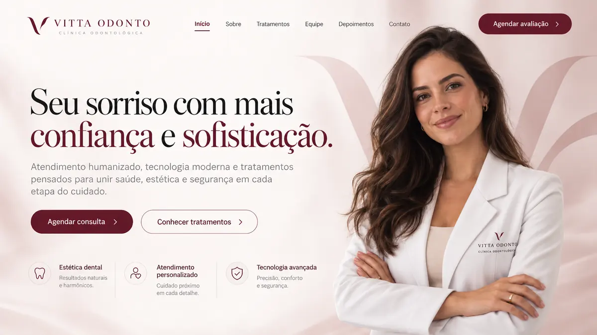 Vitta Odonto: Odontologia · Site